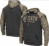 Men's NC State Wolfpack Gray Camo Pullover Hoodie,baseball caps,new era cap wholesale,wholesale hats